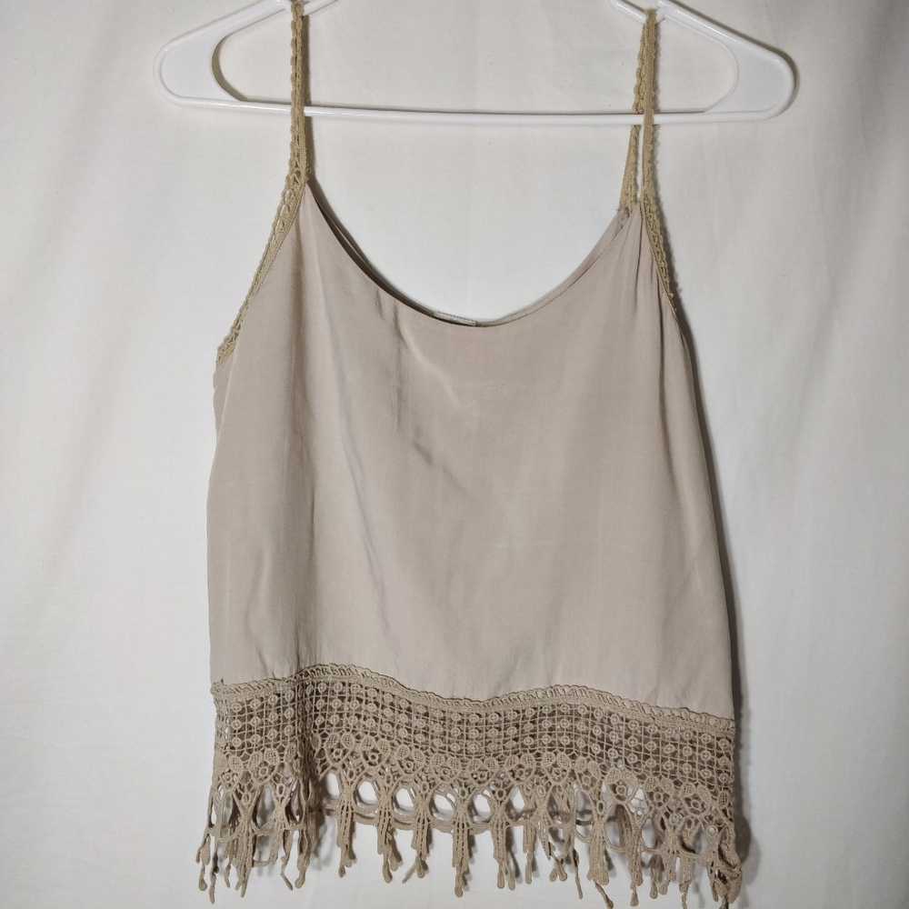 Embroidered cami top